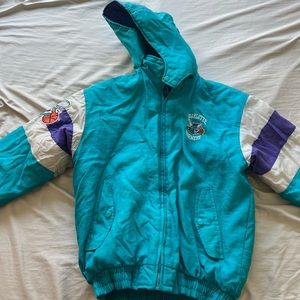 AUTHENTIC CHARLOTTE HORNETS NBA BOMBER JACKET